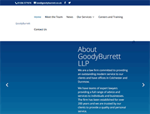 Tablet Screenshot of goodyburrett.co.uk